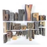 Vintage Alphabet Letterpress Printing Blocks (33)