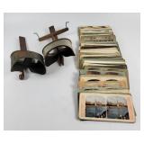 Antique Sterescope Viewers & Cards