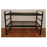 2-Tier Metal Mesh Shoe Rack