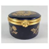 Limoges Castel 22k Gold Detail Trinket Box