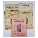 1800s Confectioners' Wholesale Price Catalogues