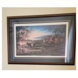 'Morning Rounds' Print By Redlin Signed
