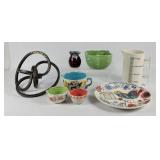 Pioneer Woman, Pier 1+ Cups, Plates, Bowls+ (8)