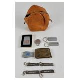 Zippo Lighter, Target Pocket Saws, Belt Buckle+