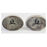 Los Castillo Sterling Pegasus Cufflinks