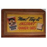Quaker Instant Oats Advertising Sign