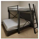 Heavy Duty L-Shaped Queen/Full Bunk Bed