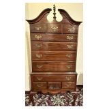 Ethan Allen Georgian Court Cherry Highboy Dresser