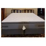 King-Size Sealy Mattress w/ Boxspring & Headboard
