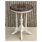 GuildMaster Fleur De Lis Shabby Chic Accent Table