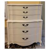 Dneur 6-Drawer French Provincial Tallboy Dresser