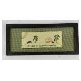 'Oh What A Beautiful Morning' Cross-stitch Art