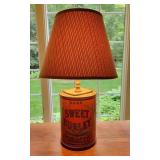 Sweet Burley Tobacco Tin Table Lamp