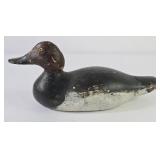J.M. Hays Wooden Duck Decoy Signed M.W. Sheldon