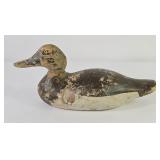 J.M. Hays Wooden Duck Decoy Signed M.W. Sheldon