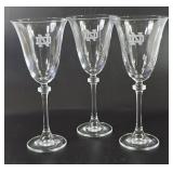 Notre Dame Galway Crystal Wine Glasses (3)