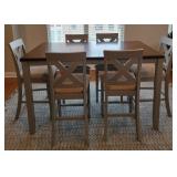 7-Piece Bar Height Dining Table Set