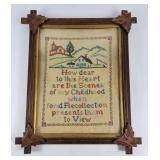 'Scenes Of My Childhood' Cross-stitch Art