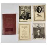 Antique Phonograph Records Catalogues (5)