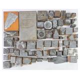 Christmas Letterpress Printing Blocks