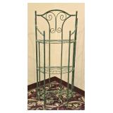 Faux Bamboo Metal Folding Plant Stand
