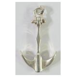 Sterling Silver Nautical Anchor Pendant