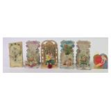 1900s German Die-Cut Pop-Up Valentine Cards