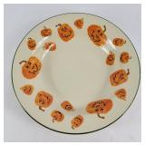 Longaberger Pottery Halloween Pumpkin Dish