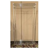 Chrome-Plated Wire Shelving Garment Rack