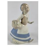 Rex Valencia Spain Porcelain Girl Figurine
