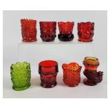 Westmoreland+ Ruby Glass Toothpick Holders (8)