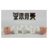 Carnival, Milk Glass+ Toothpick Holders (9)