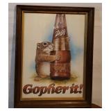 Schlitz 'Gopher It!' Advertising Poster