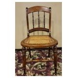 Cane Seat Spindle Back Chair