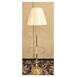 Mid-Century Brass Floor Lamp