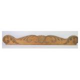 Carved Wooden Washstand Crest