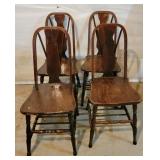 Antique Dining Chairs (4)