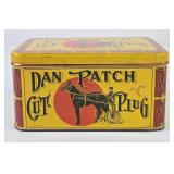 Antique Dan Patch Cut Plug Tobacco Tin
