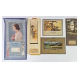 Warsaw IN Antique Advertising Calendars (5)