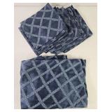 Lenox Blue Diamond Geometric Tablecloth & Napkins