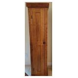 Rustic Wood Narrow Linen Cabinet