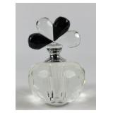 Four-Petal Crystal Glass Purfume Bottle