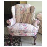 Thomasville Furniture Queen Anne Wingback Accent