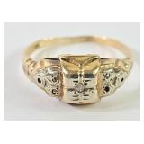 14k Diamond Two-Tone Ring (6.5)