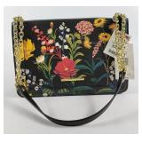 Steve Madden Floral Leather Handbag NEW
