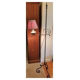 Wrought Iron Flame Tip Floor Lamp