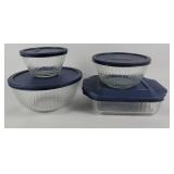 Pyrex Lidded Bowls & Casserole Dish (4)