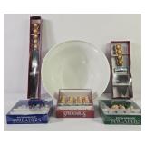 Over & Back Bowl, Bagel Knife, Pie Lifter +