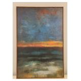 Stormy Ocean Print On Canvas