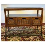 3-Drawer Console Table